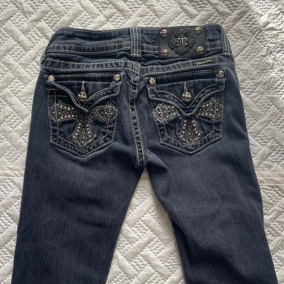 Miss Me Dark Blue Skinny Jeans - Picture 4 of 4